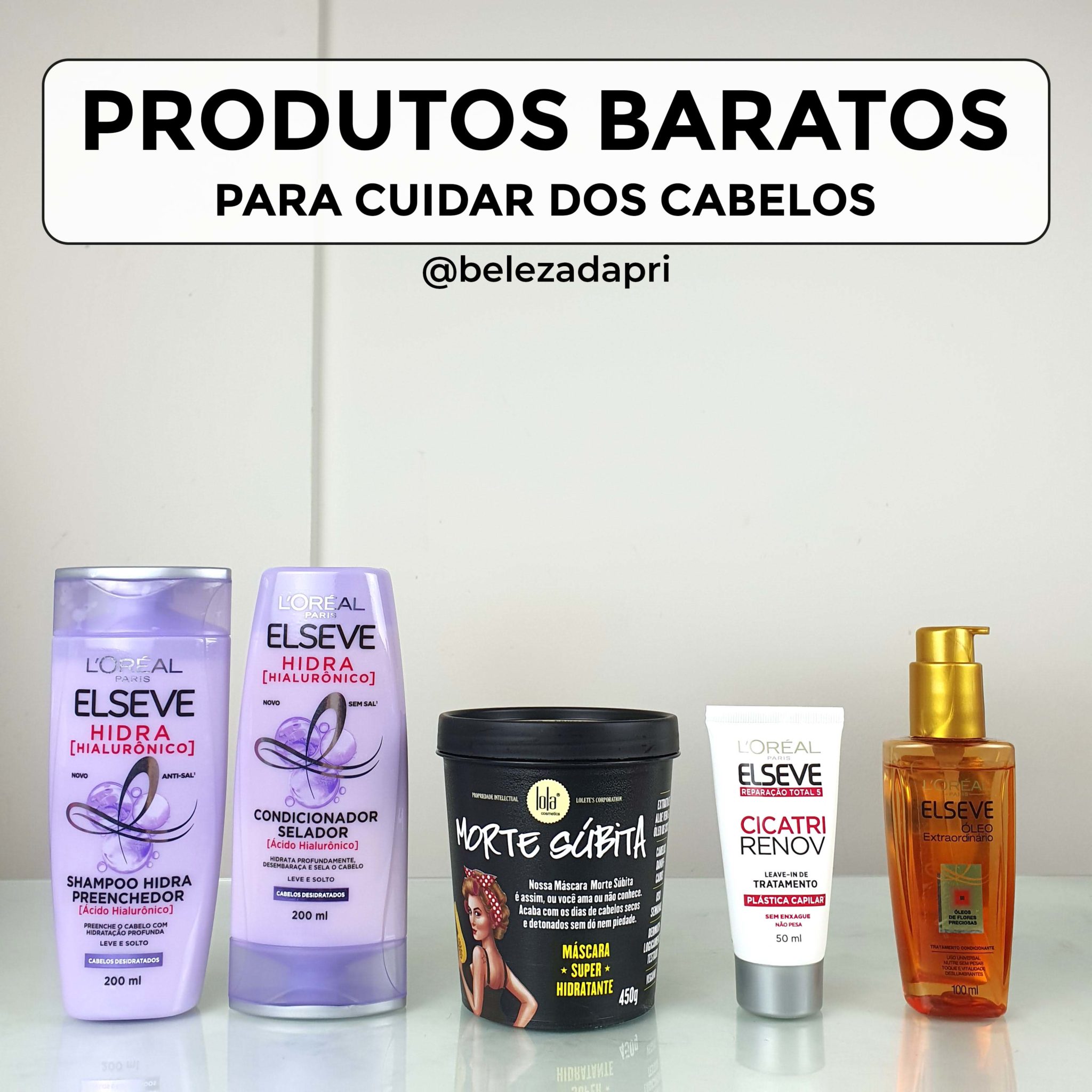 melhores shampoos baratos 2026