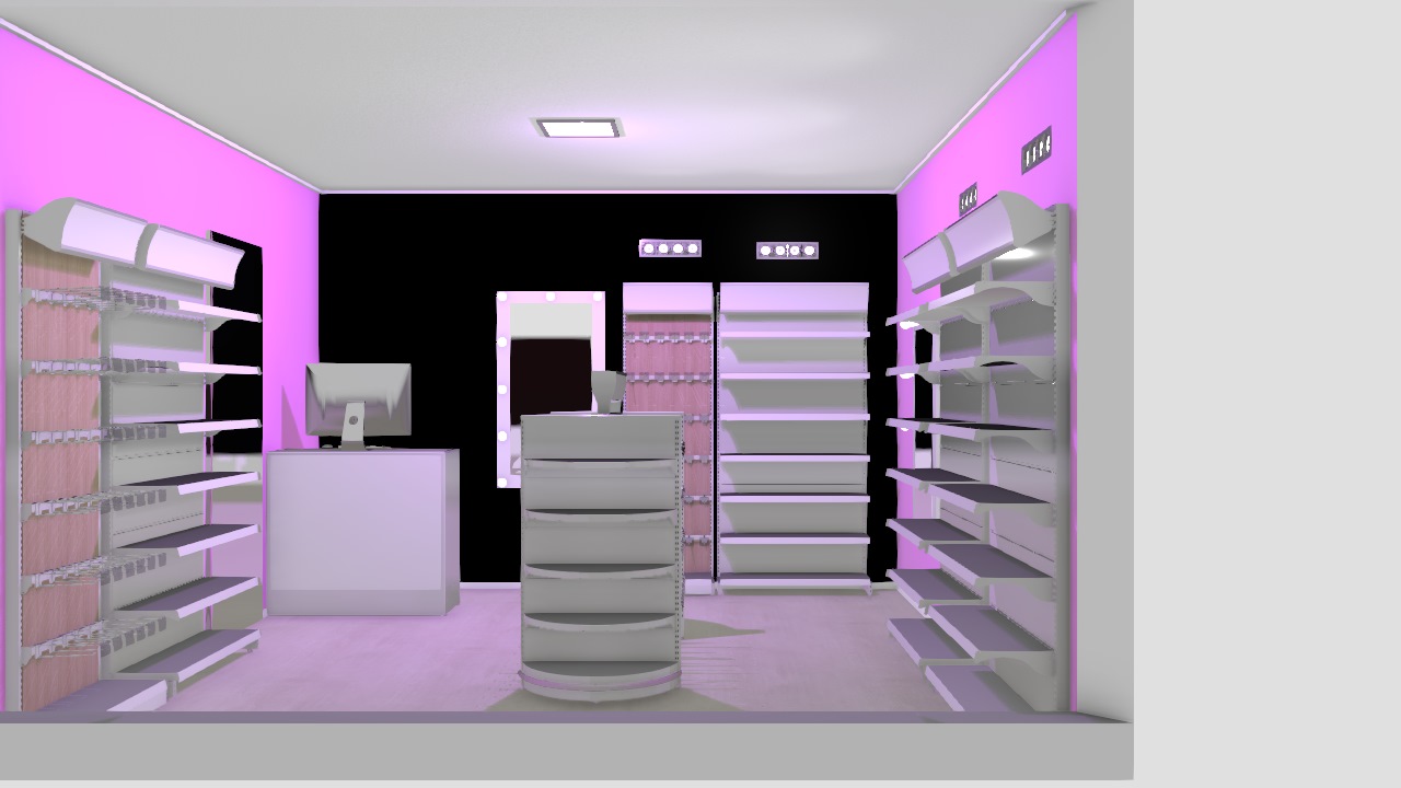 ideias de decoração loja maquiagem pequena