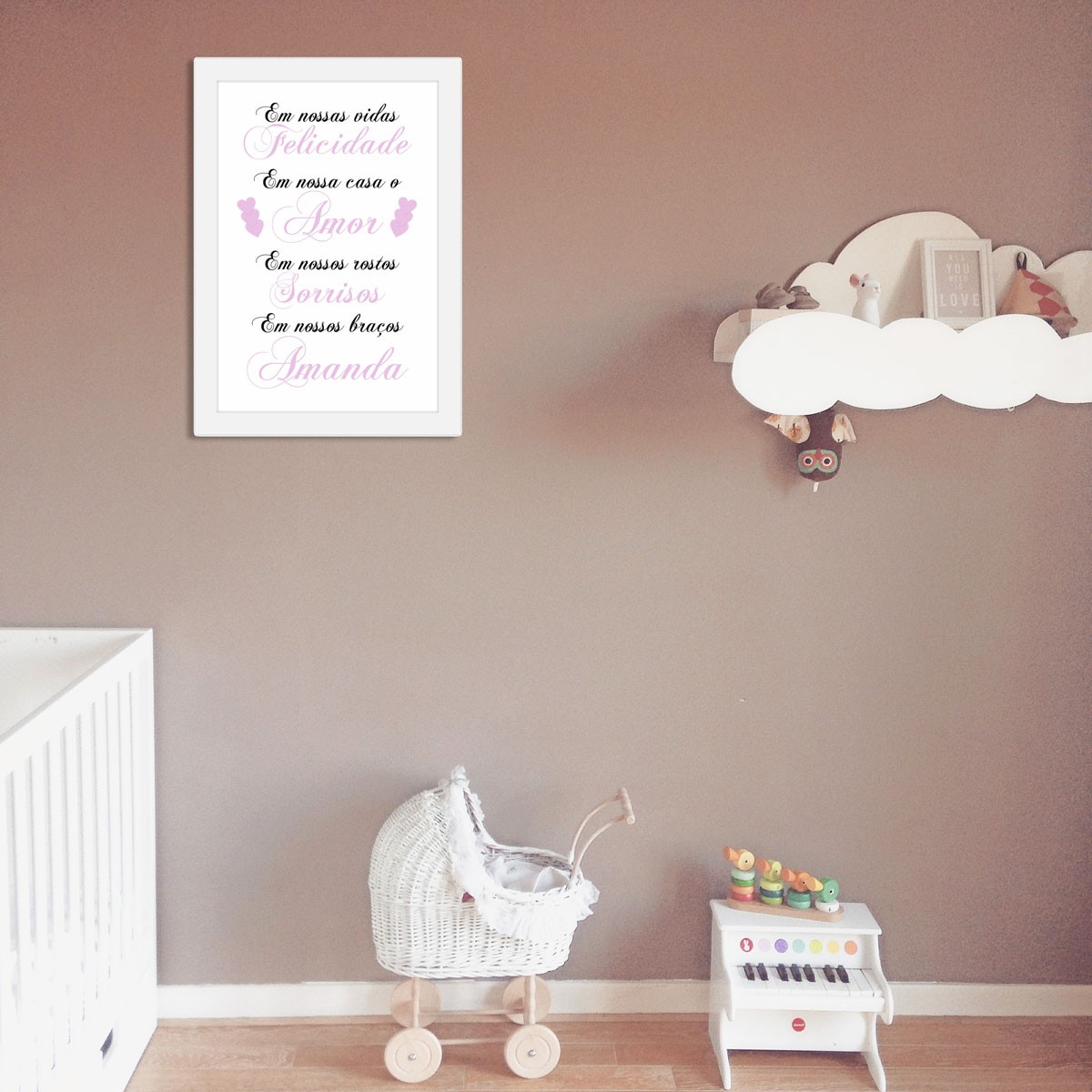 quadrinhos para quarto de bebe