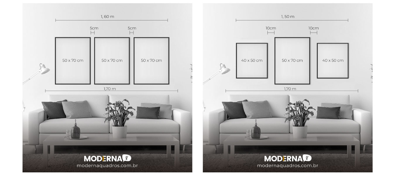 quadro abstrato ou botânico qual escolher para sala