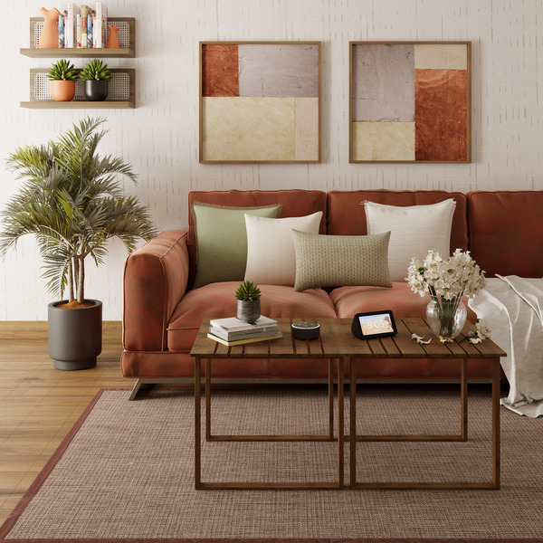 quadro abstrato vs quadro paisagem para sala