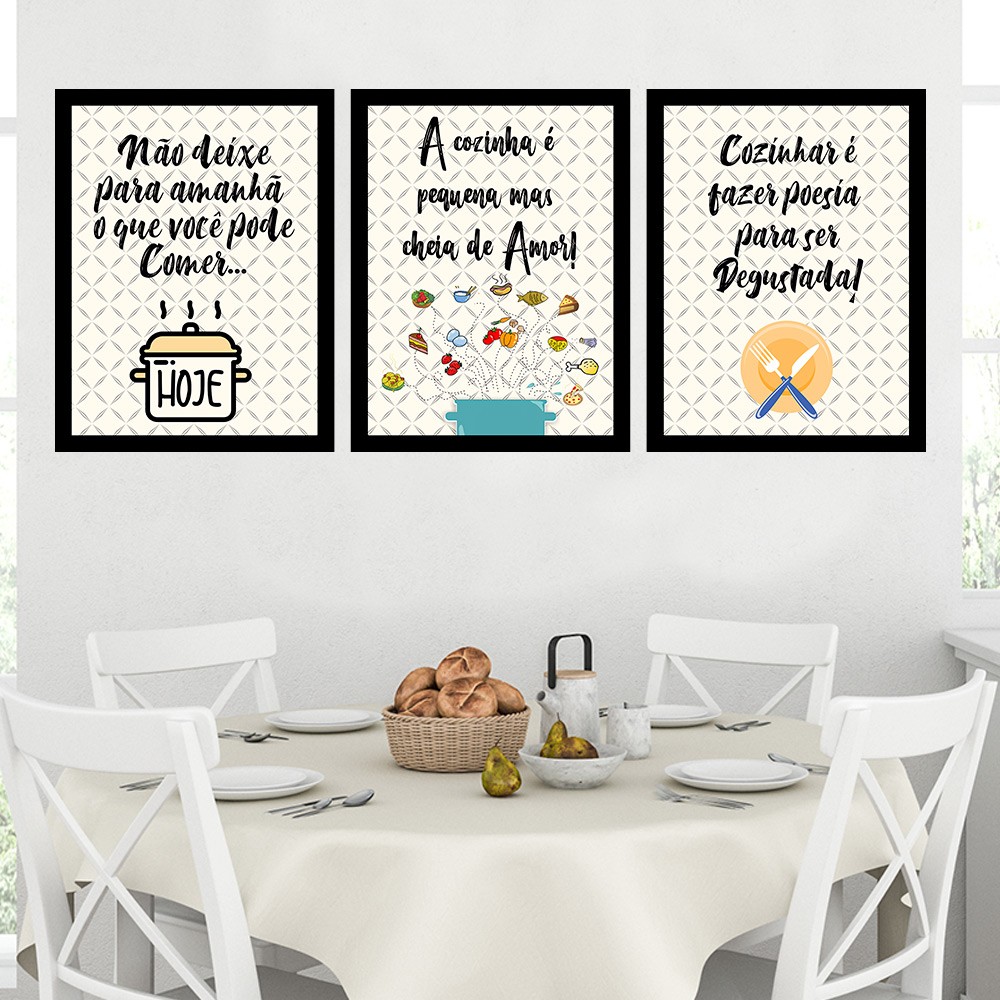 Passo a Passo: Composição Perfeita de Quadros na Parede da Cozinha