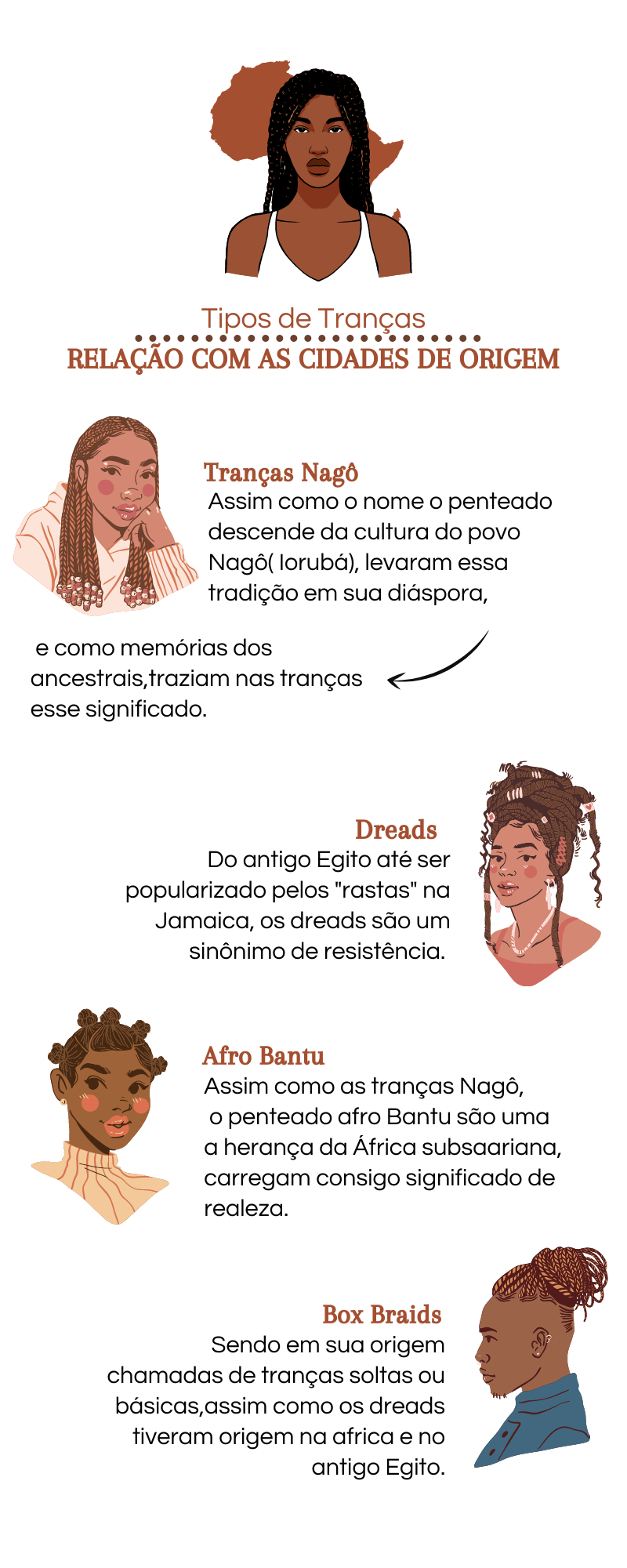 trança raiz