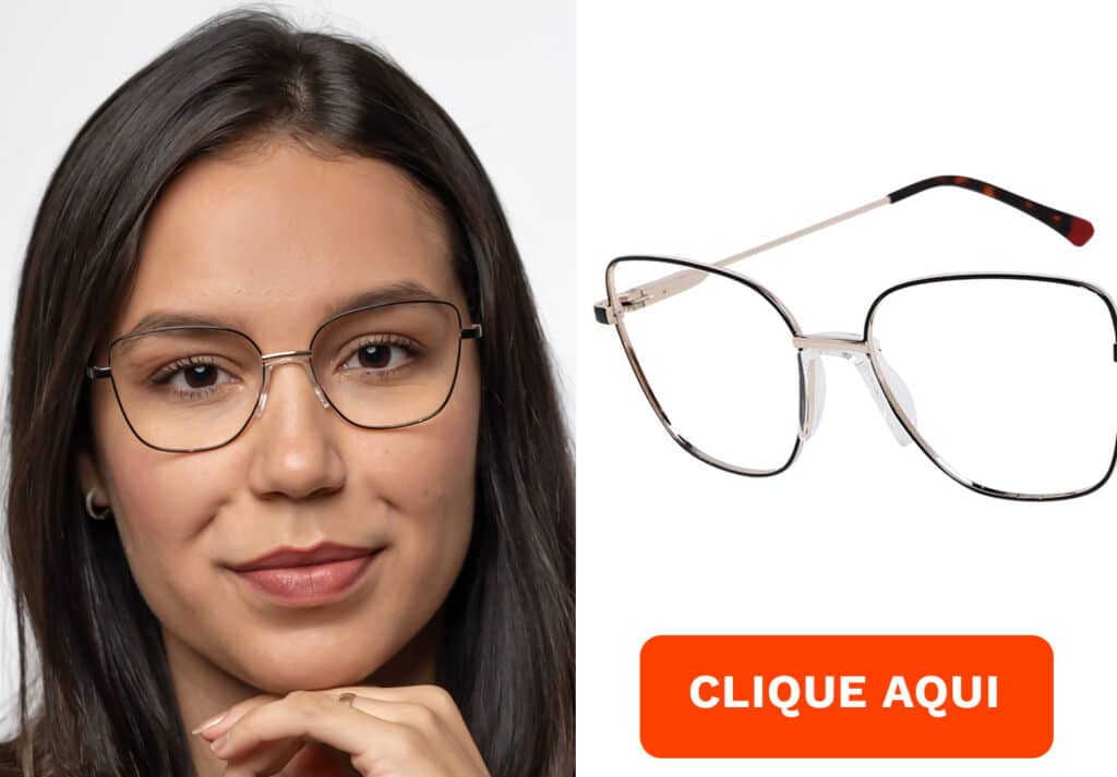 armacao tartaruga vs armacao oversized qual escolher