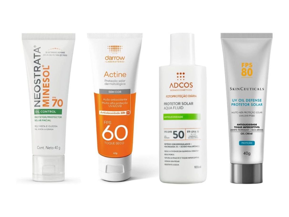 Protetor solar para pele com acne