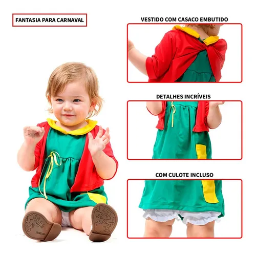 erros comuns ao comprar fantasia chiquinha bebê