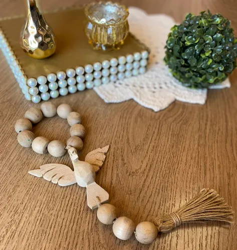 ideias terço decorativo mesa inspiração