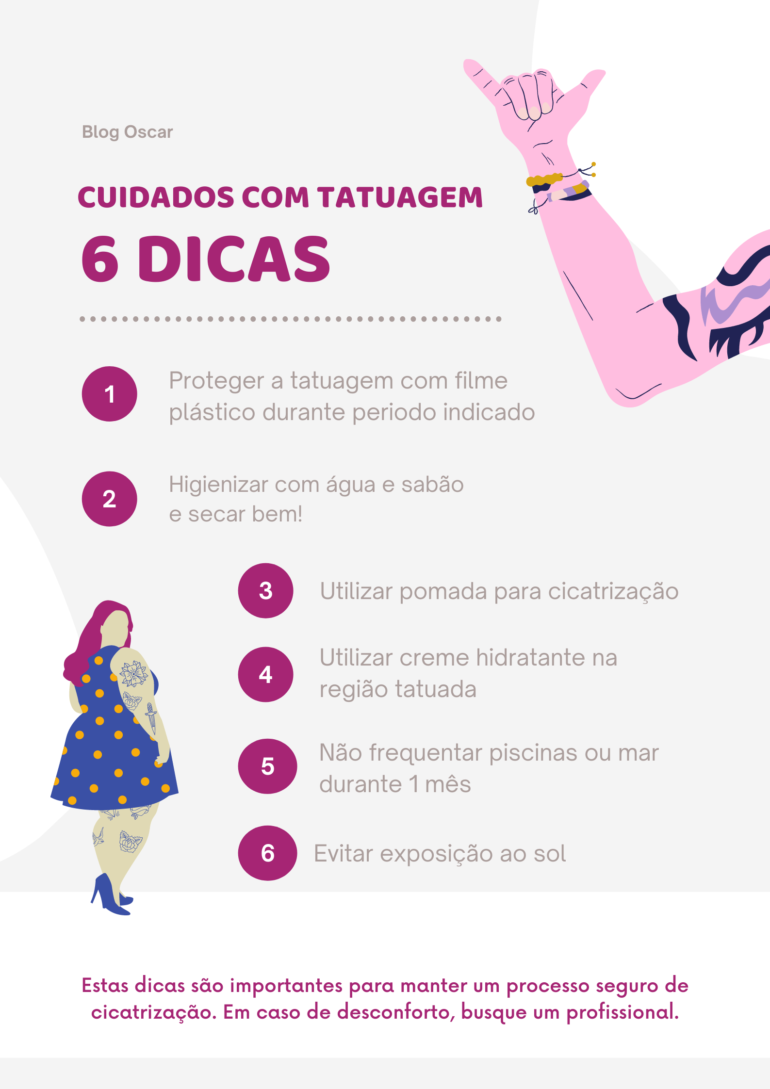 tempo para passar creme na tatuagem
