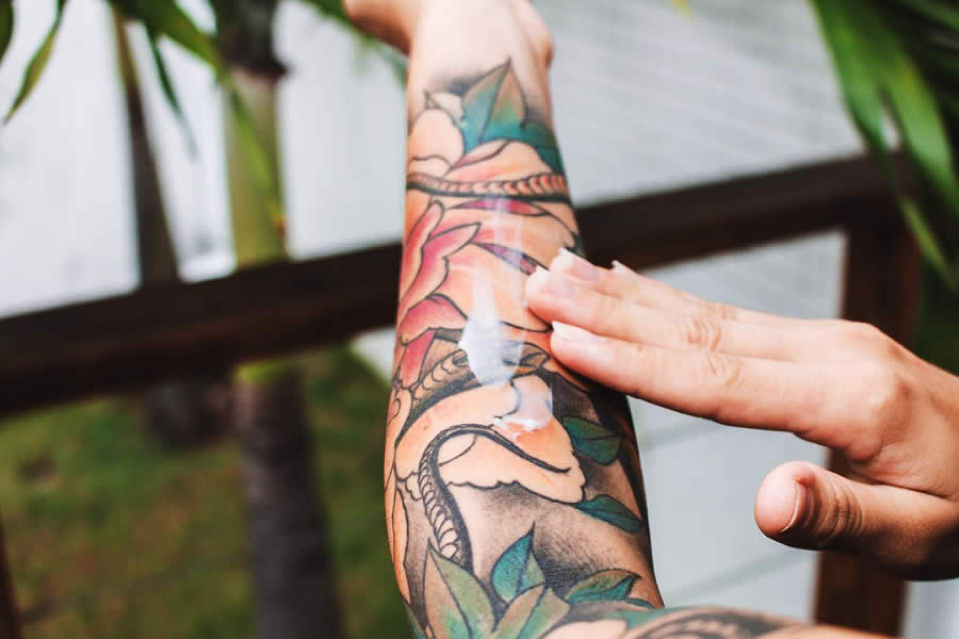 hidratante para tatuagem em cicatrização