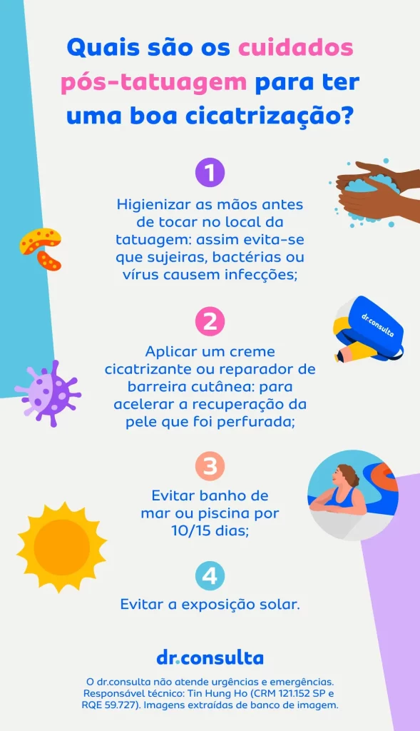 hidratante para tatuagem em cicatrização