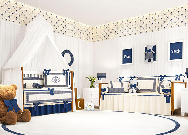 Temas Criativos para Quarto de Bebê Azul Marinho: Do Náutico ao Céu Estrelado