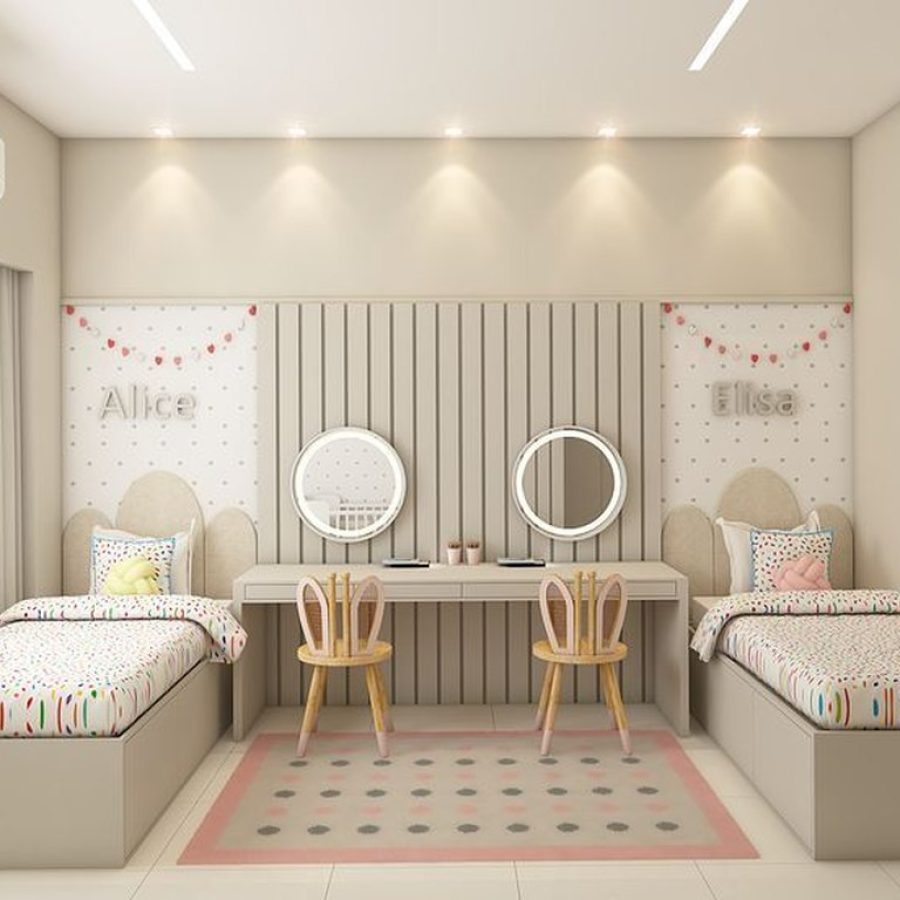 Decoração de quarto compartilhado: temas e cores para diferentes idades