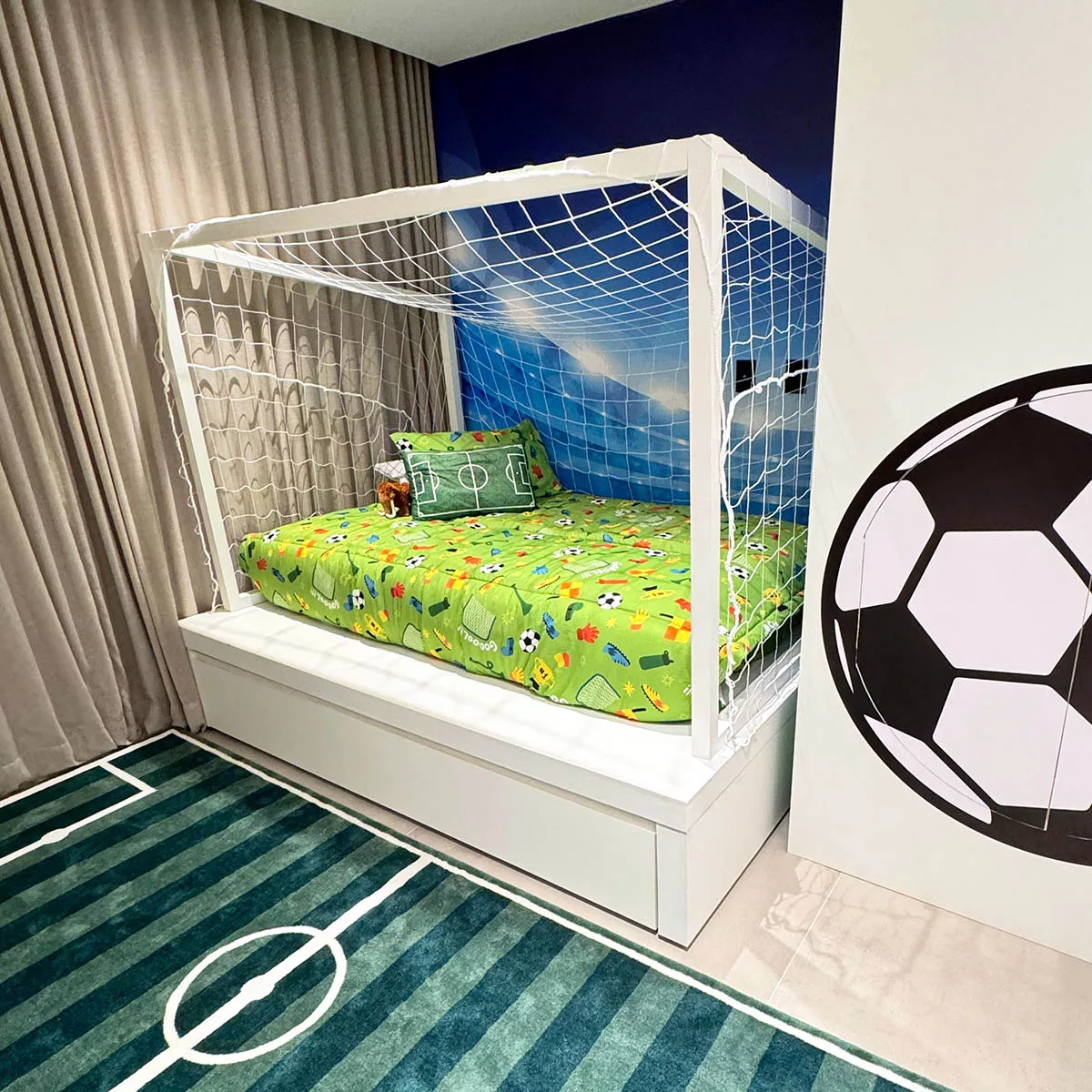 quarto de bebe futebol