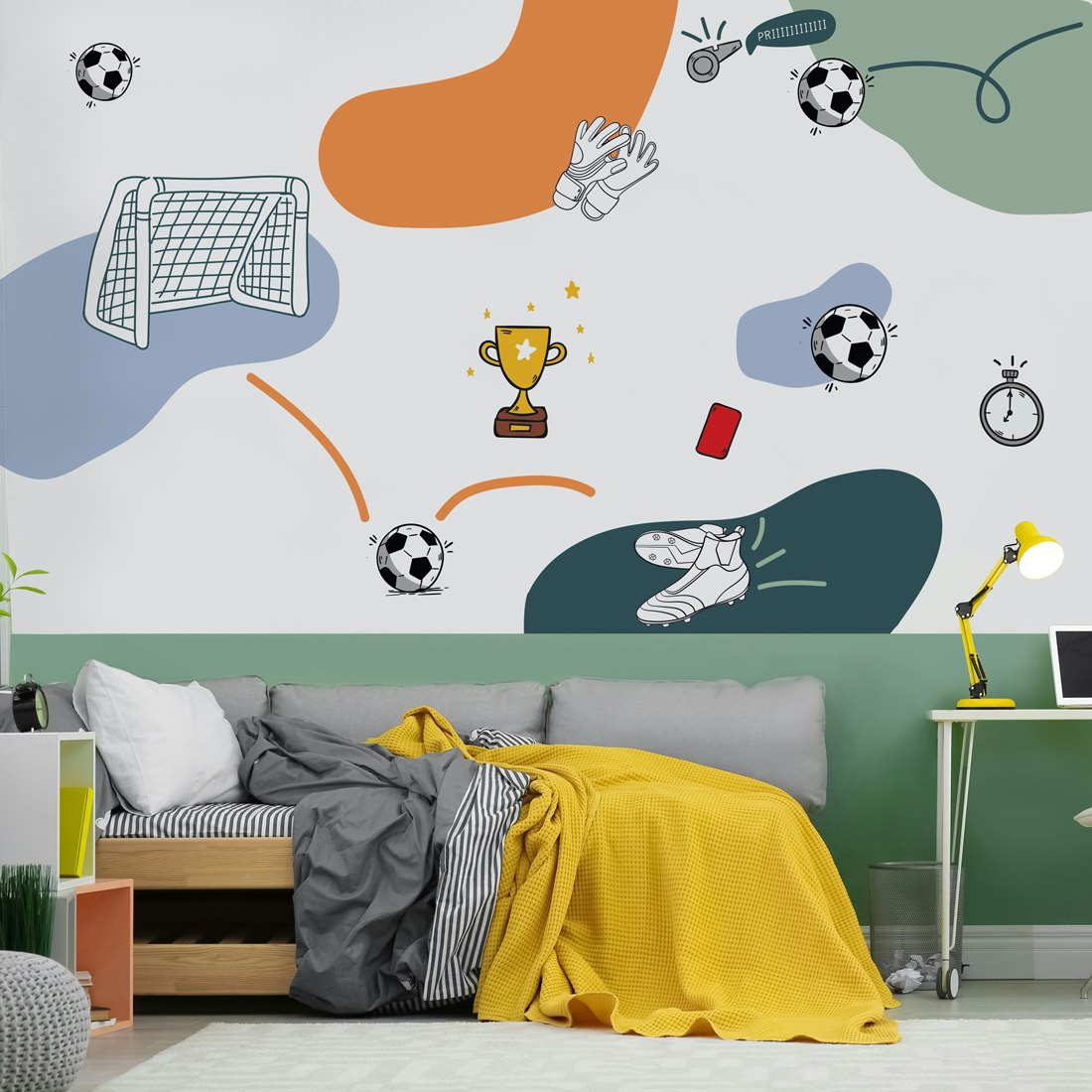 Enxoval de Futebol para Bebês: Conforto e Estilo no Quarto Temático