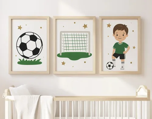 Guia Completo: Cores e Materiais Ideais para o Quarto de Bebê Futebol