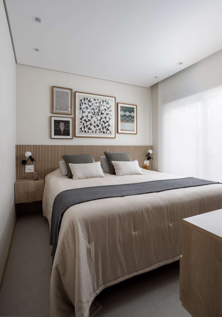 quarto de casal branco