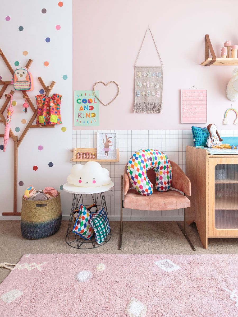 quarto de bebê menina decoração