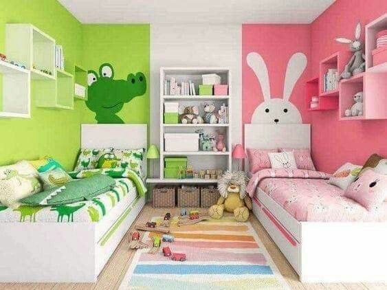 quarto de menina montessoriano