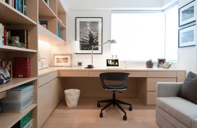 como fazer escritório no quarto pequeno