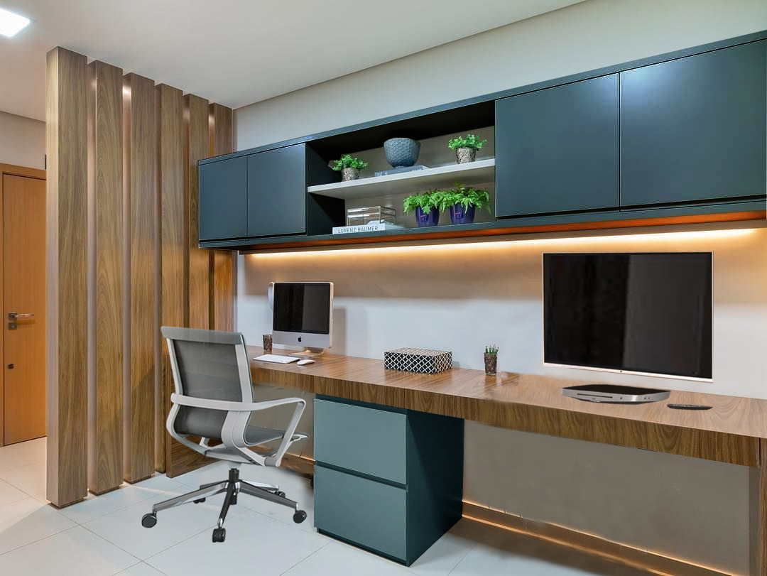 quarto escritorio decoração