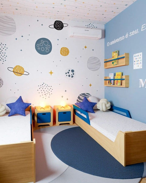 decoração quarto de menino moderno