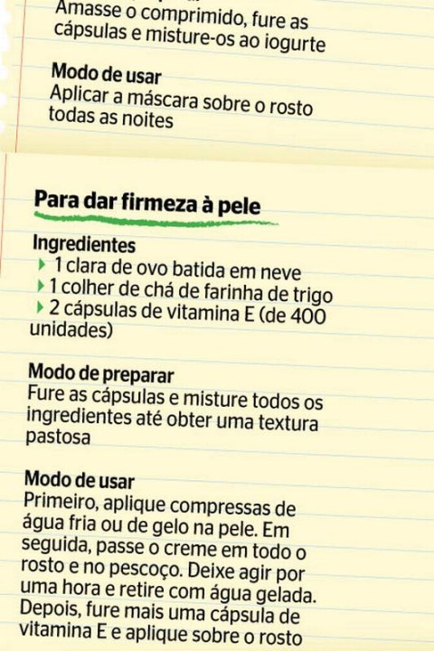 melhores receitas skincare caseiro para pele radiante