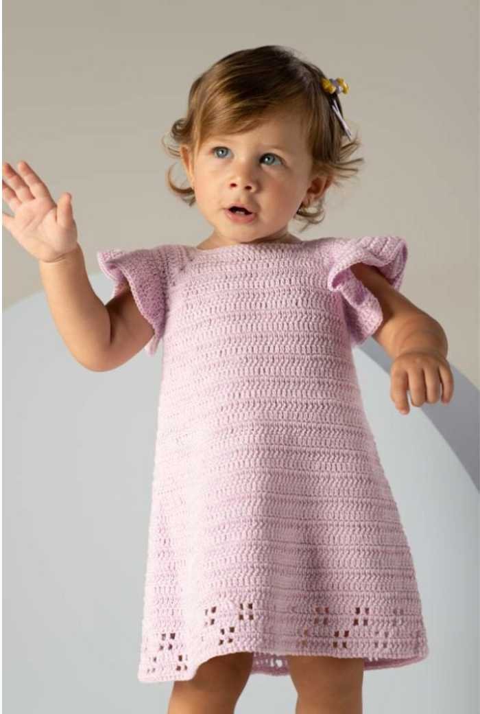 receita de vestido de croche para bebe