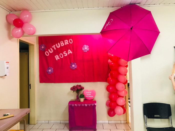 ideias criativas decoração recepção outubro rosa