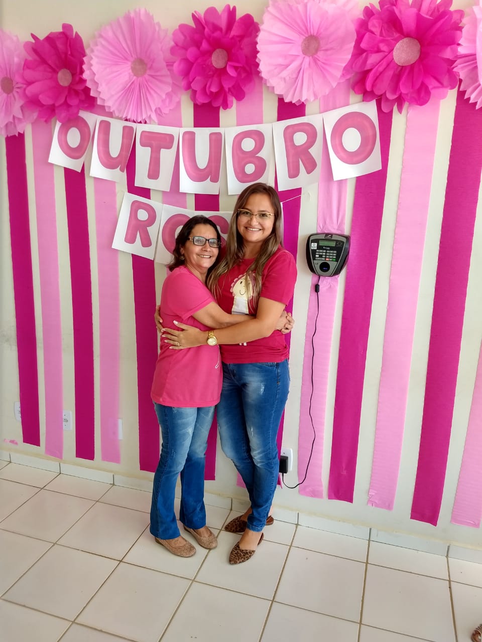 custo médio decoração recepção outubro rosa