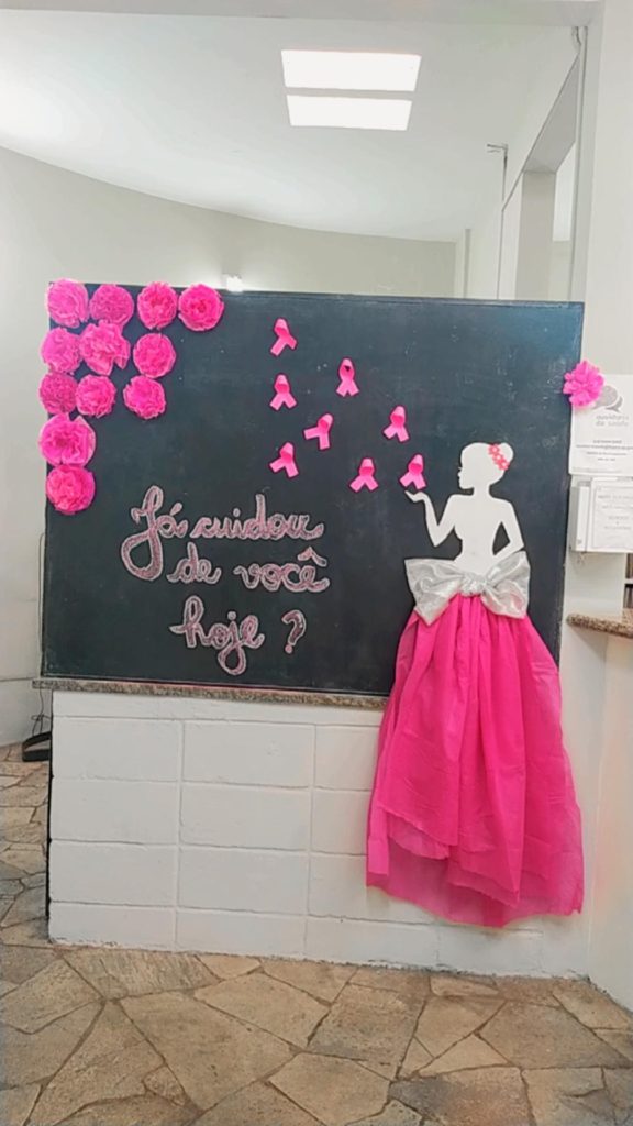 decoração recepção outubro rosa vs decoração geral evento