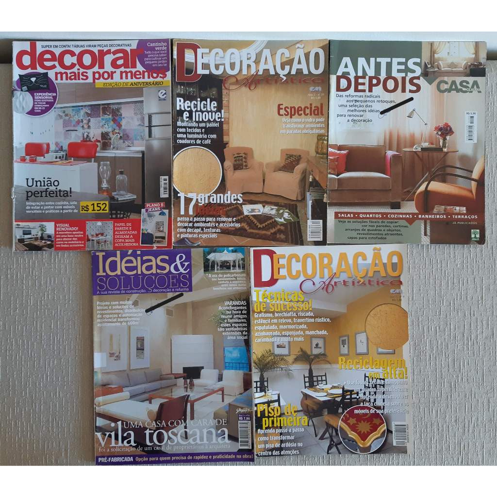 estilos de decoração (minimalista, industrial, contemporâneo)