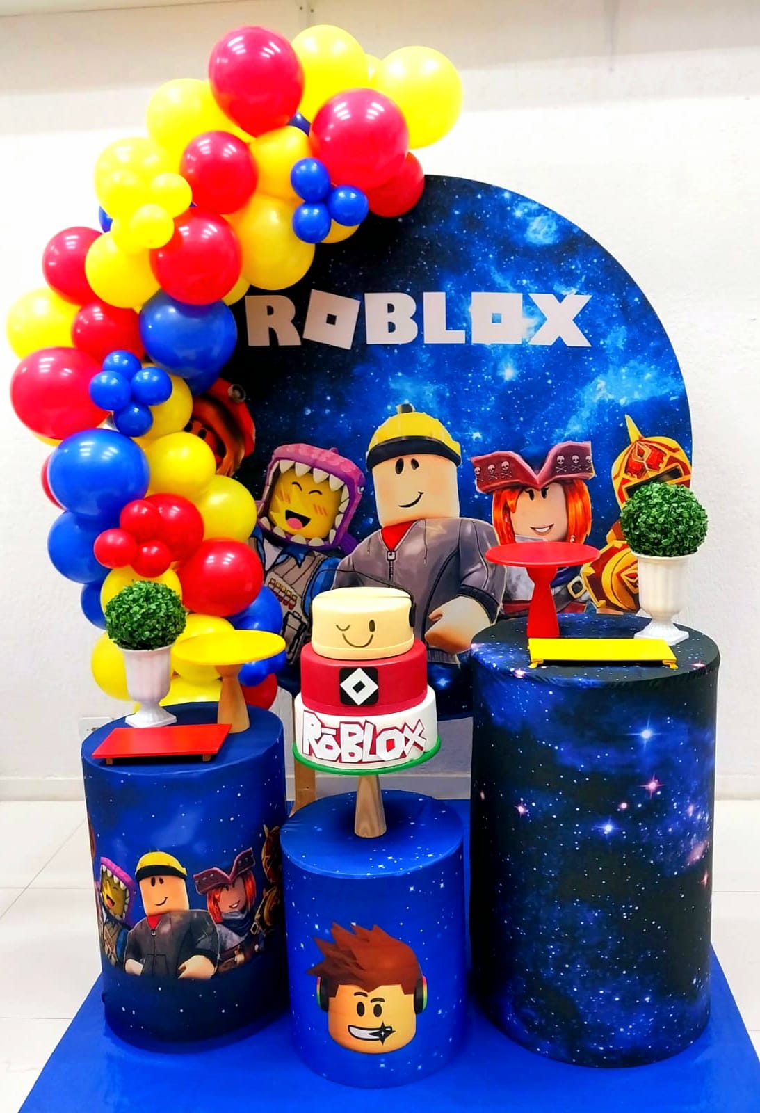 decoração roblox para menino