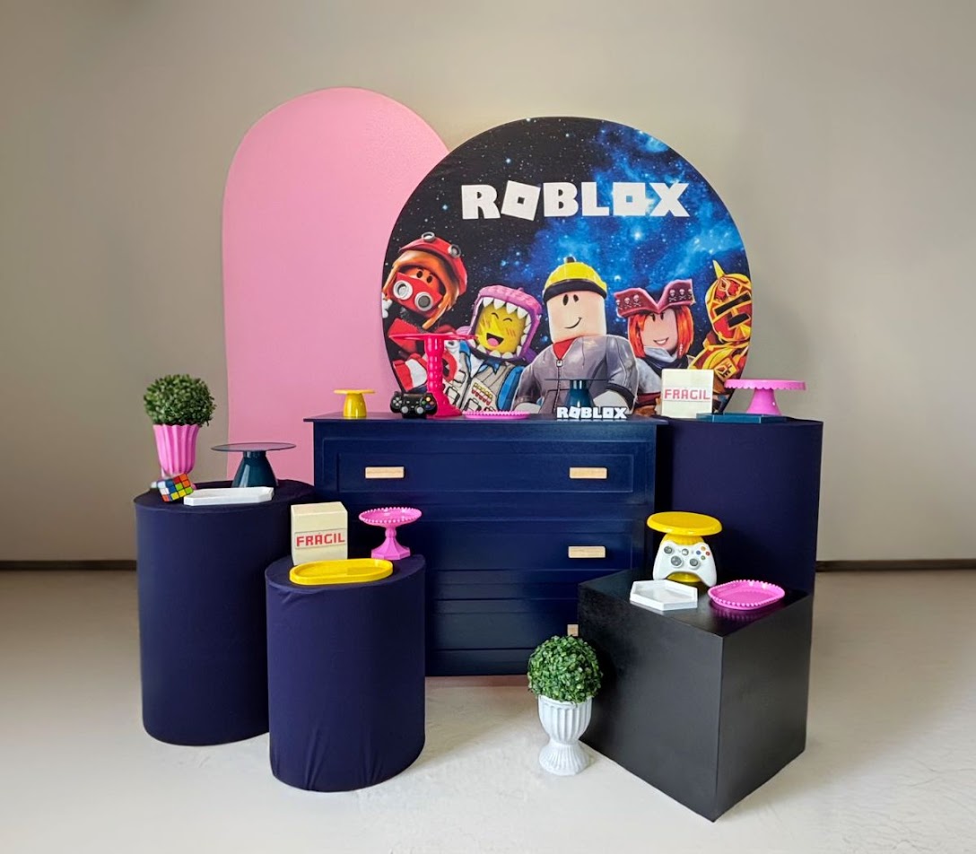 festa temática roblox