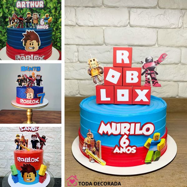 decoração roblox com painel