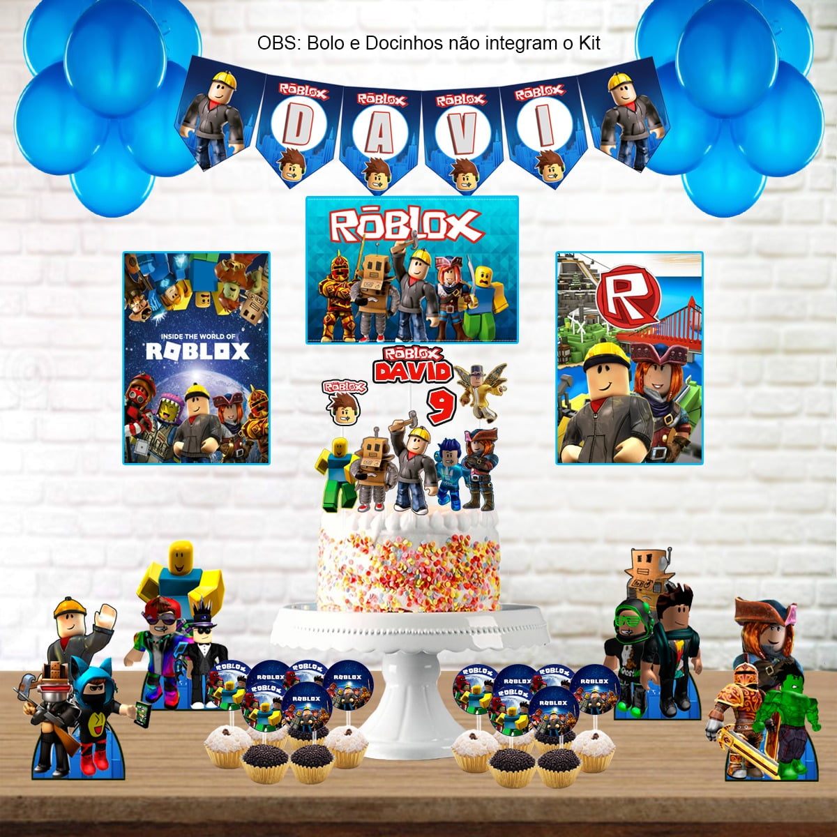 decoração roblox pequena