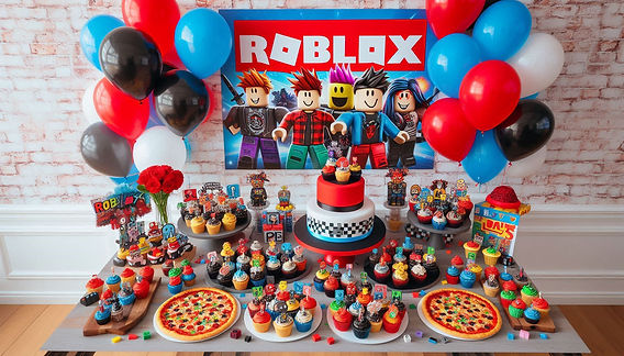 tema roblox festa infantil