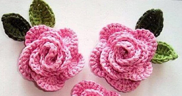 ideias de decoração com rosa de crochê