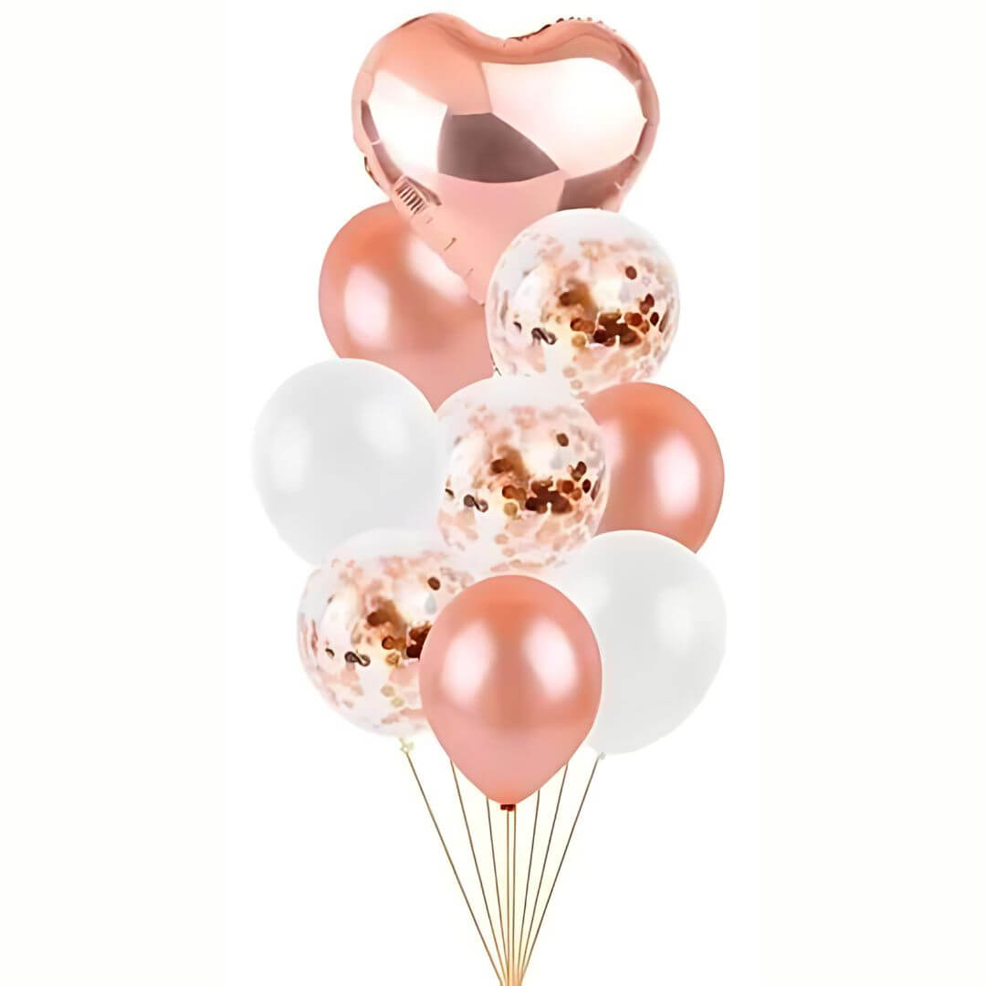 itens de decoração rose gold