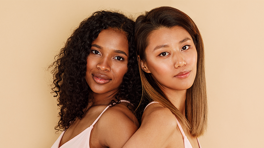 corte long bob vs wolf cut para rosto quadrado