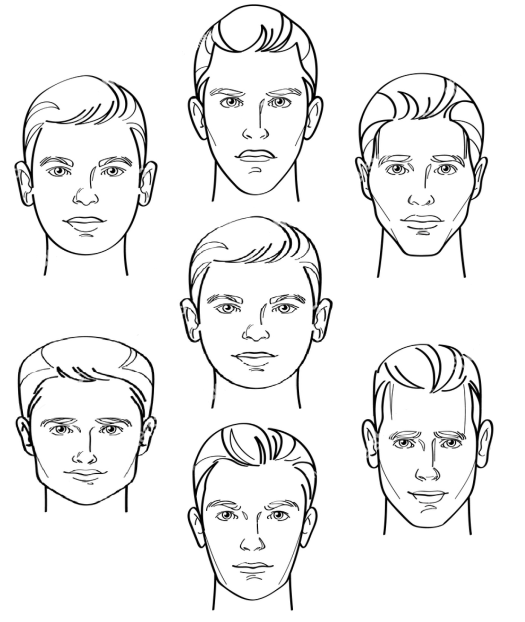 melhor corte de cabelo para rosto redondo e fino