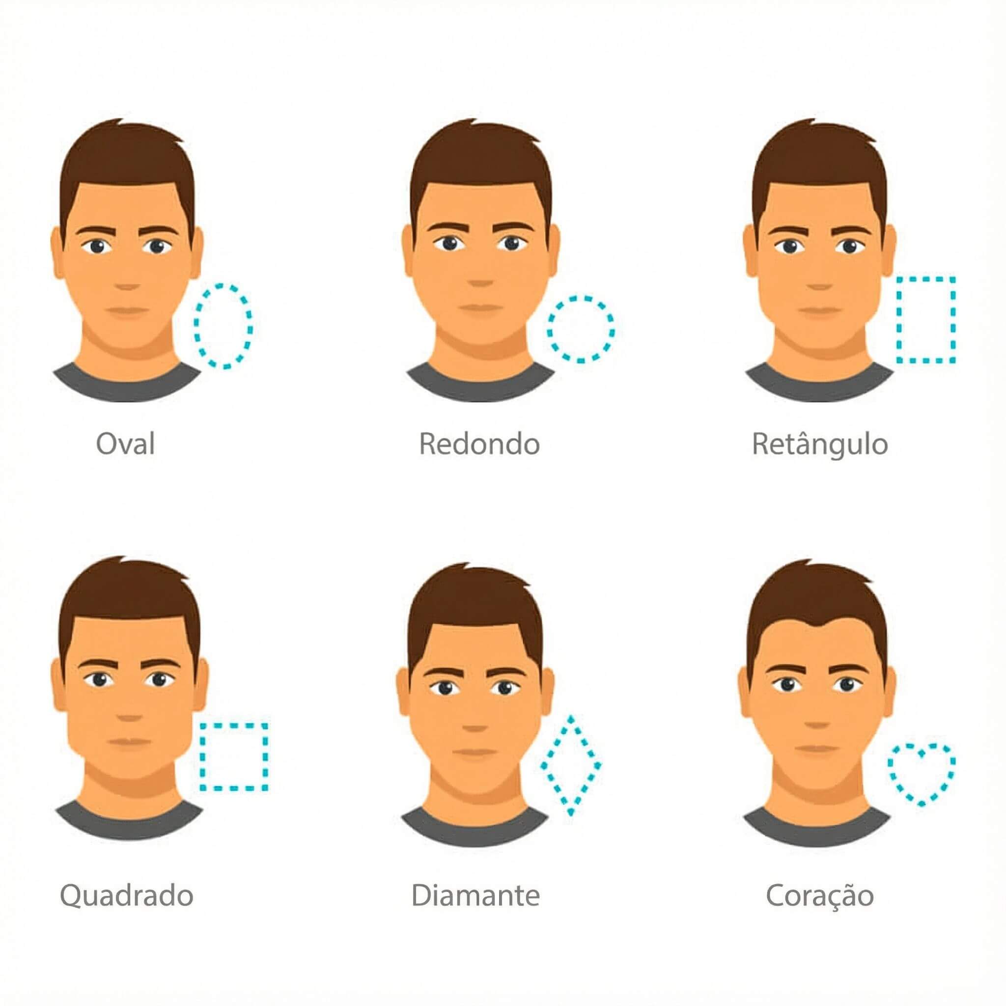 estilos de cabelo para rosto redondo