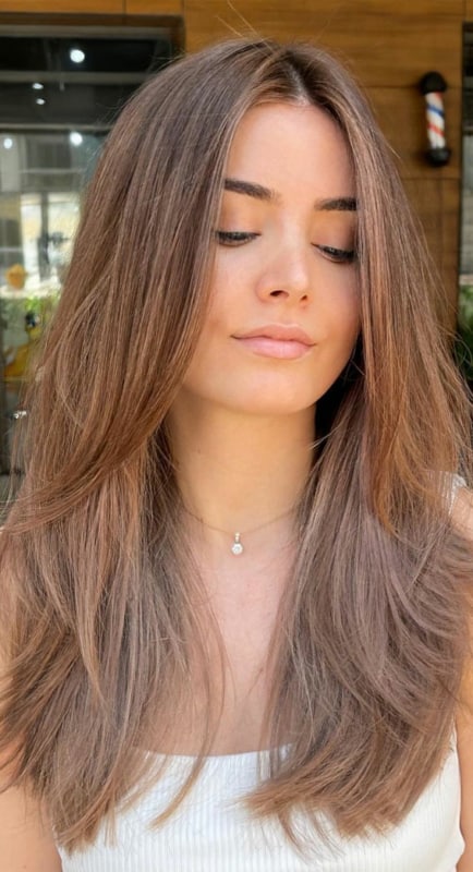 corte long bob para rosto redondo