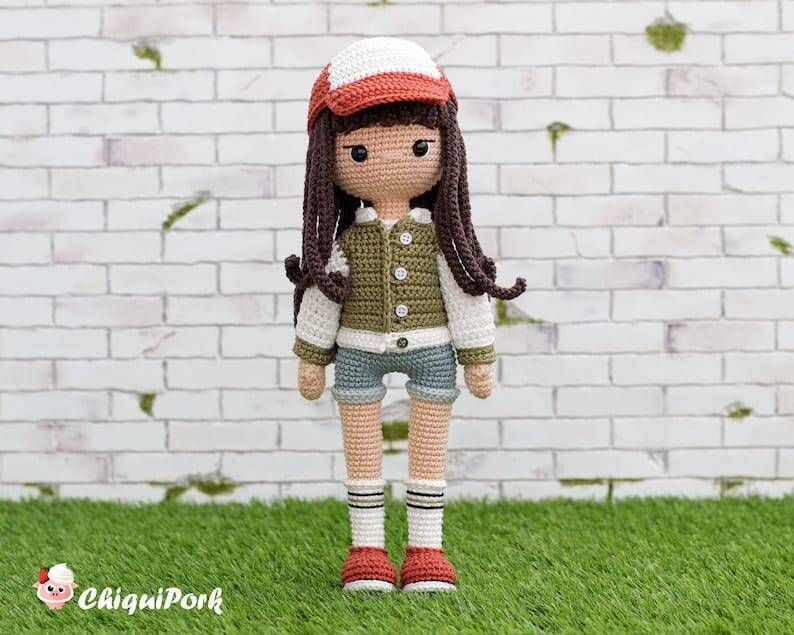 roupa de boneca de croche passo a passo