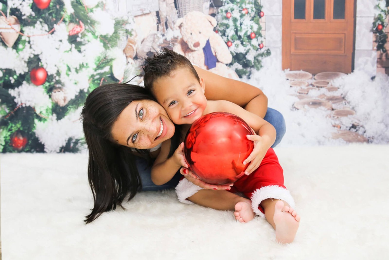 Guia de tamanhos para fantasias de Natal de bebê: P