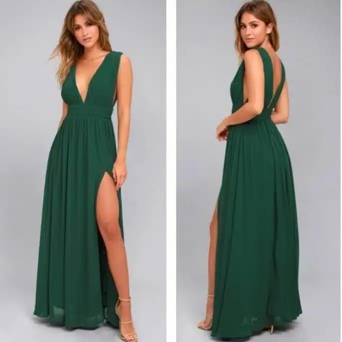 vestido longo formatura convidada