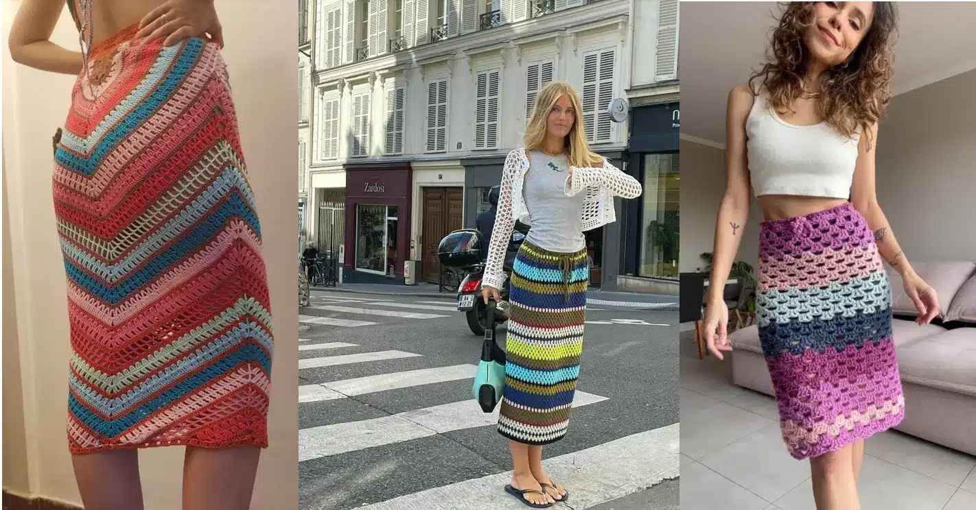 saia de croche