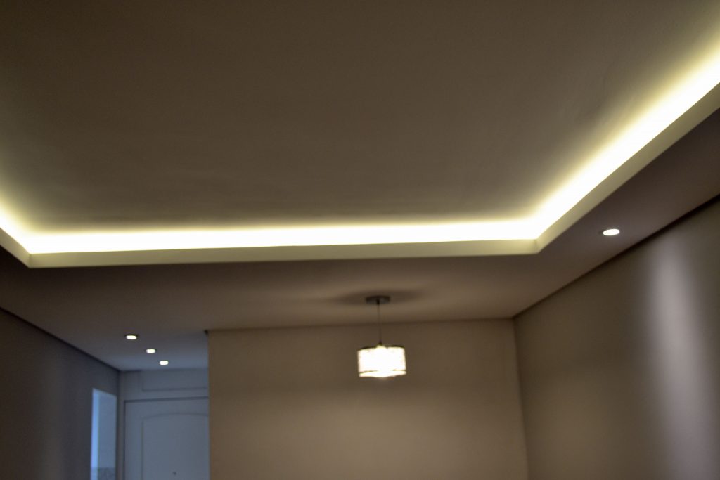 instalação de sanca aberta de gesso