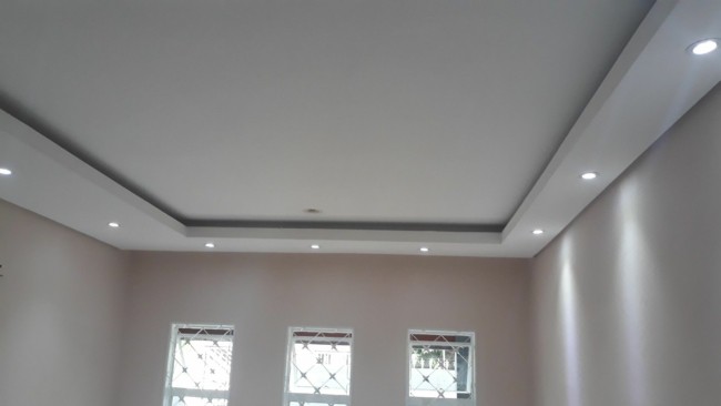 sanca de gesso rebaixada