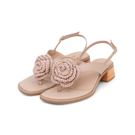 sandalinha de crochê