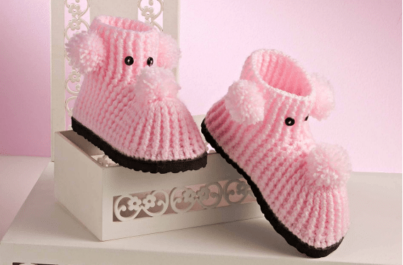 sapatilhas de crochê